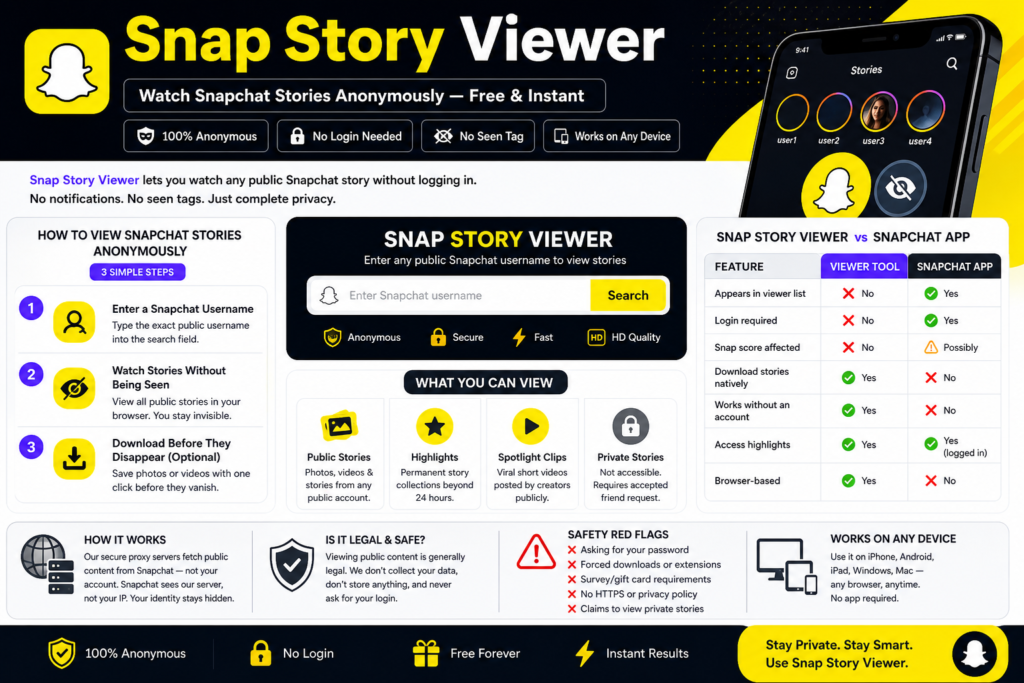 Snap Story Viewer